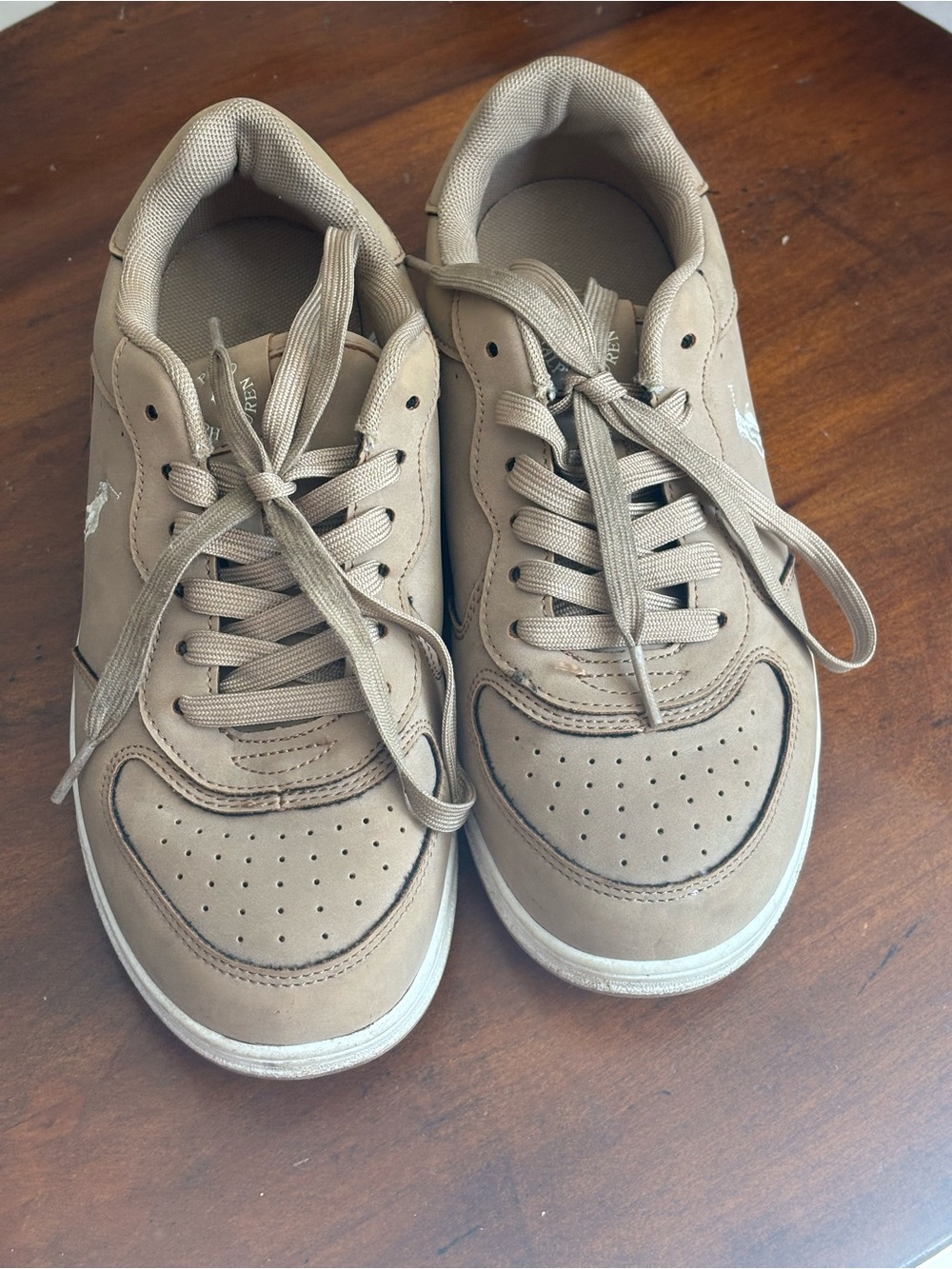 Polo by Ralph Lauren Men's Low-Top Sneakers in Taupe